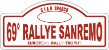 69° RALLYE SANREMO